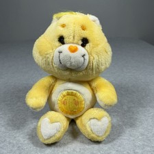 Vintage Care Bears Funshine Bear 1983 Kenner Yellow Plush 13"