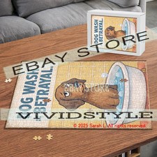 bath Dog Pet Lover funny dog 1000pc jigsaw puzzle 19.7X29.5 in