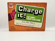 Vintage 1972 Whitman Charge It Card Game Comp...