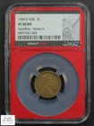 1909 S VDB Lincoln Wheat Copper Cent 1C Vaultbox NGC XF 40 BN
