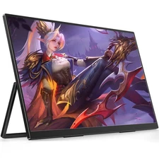 UPERFECT 19" Portable Monitor 4K 144Hz QLED Display Kickstand Display For Xbox