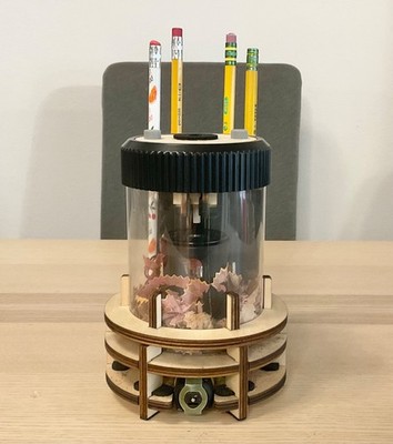 VIDEO! Assembled KiwiCo Electric Pencil Sharpener Kiwi Co Eureka Crate