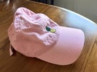 Women’s Pink Cotton Ball Cap Hat Embroidered Pineapple Adjustable Metal Clip New — photo 8