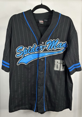 Marvel Spiderman Baseball Jersey #62 Men’s Size XL 2011