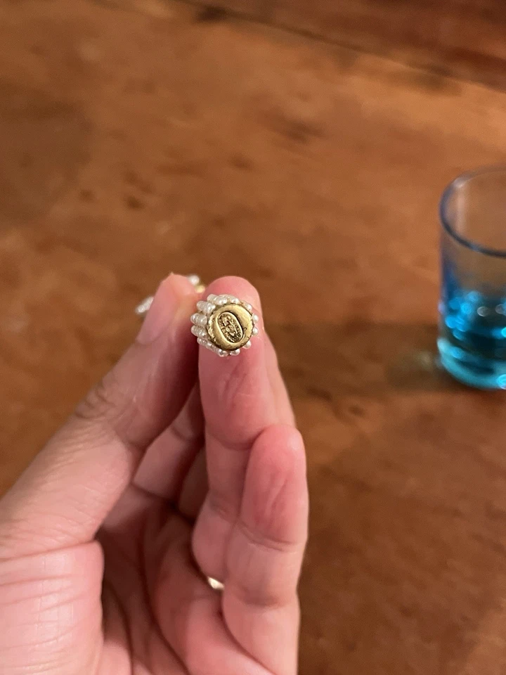 Брошь Chanel с искусственным жемчугом и сердечком на булавке - Изображение 3 из 4