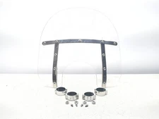 02 03 Kawasaki VN1500 Vulcan Mean Streak Front Windshield & Mounting Brackets