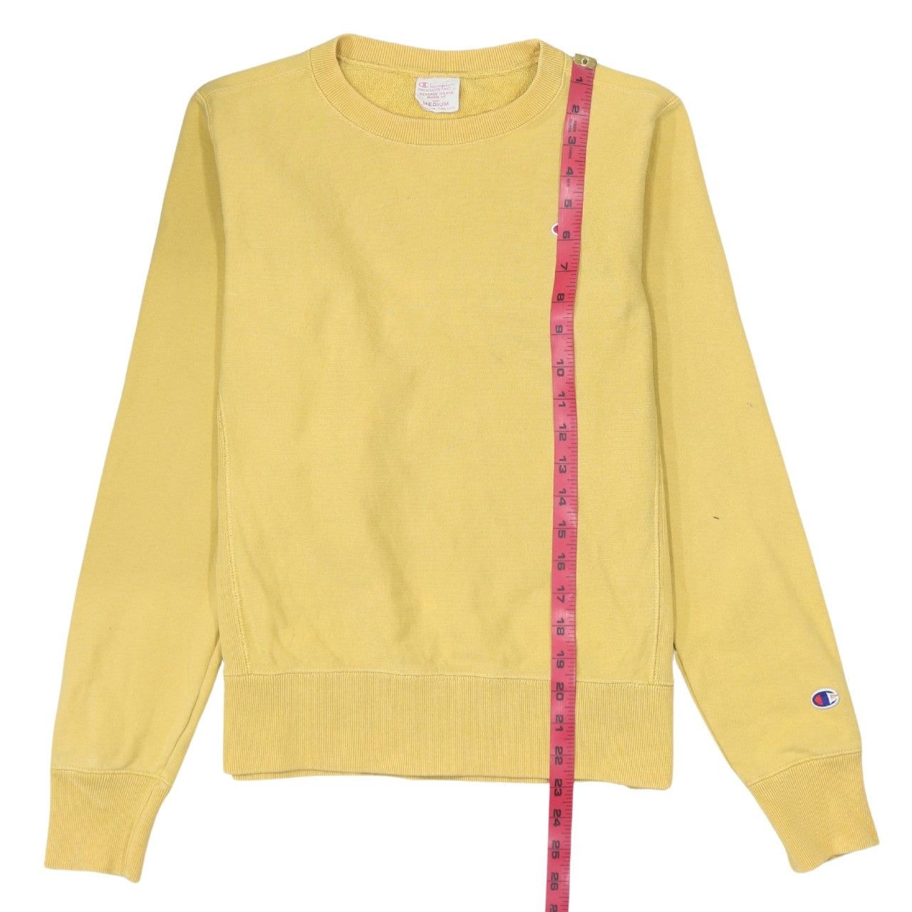 Champion Yellow Sweatshirt Womens M image 6