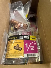 Lot of 40 - Viega ProPress 1/2 in. Press Copper Tee 77235