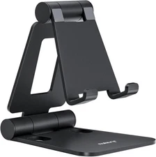 Nulaxy Dual Folding Phone Stand Adjustable Desktop Holder for iPhone & Switch