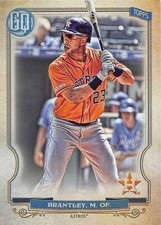 Michael Brantley 2020 Topps Gypsy Queen 16 Houston Astros BASEBALL Card
