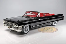 1962 Cadillac Eldorado Biarritz Convertible, Open 1:18 Mitica 102002 Black