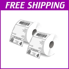 4x6 Direct Thermal Labels, 1000 Sheets - Permanent Adhesive