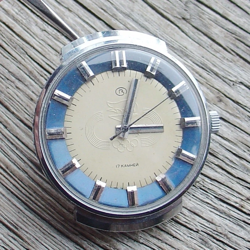 SOVIET RUSSIAN COLLECTIBLE WOSTOK (VOSTOK) - OLYMPICS - 1980 MENS WATCH serviced - Image 3 of 4