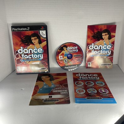 DANCE FACTORY Dance To Any Music CD PlayStation 2 Sony Codemasters use mat/cam
