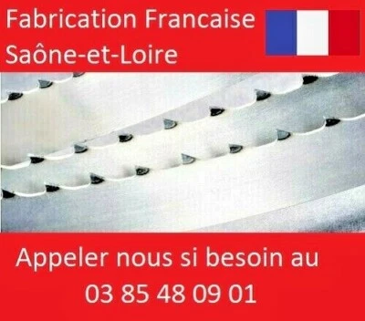 Lame de scie ruban 1085 mm largeur 6mm x 4pas 6tpi pour RYOBI Metawood ELEM etc