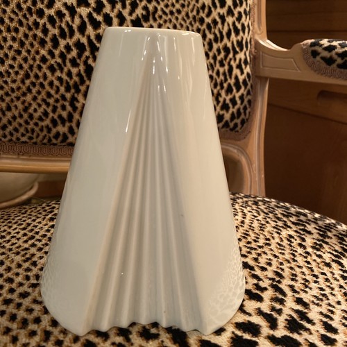 Vtg ROSENTHAL AMBROGIO POZZI Modernist Design Porcelain Studio Linie PLISSE VASE - Picture 2 of 9
