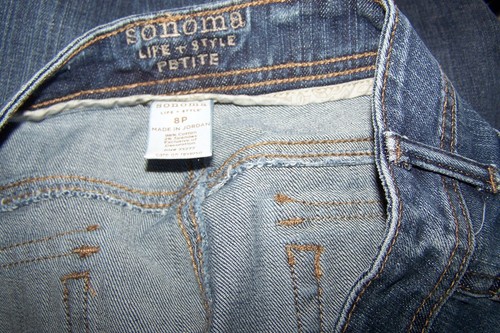 Sonoma Petite Size 8P Women's Denim Curvy Jeans 28 Inch Inseam - Picture 5 of 5