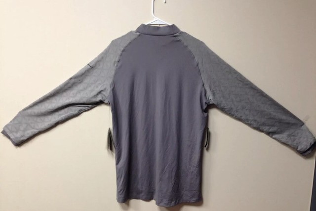 Men's Nike Pro Therma Mock Neck Slim Fit Training Shirt Grey 929707 XL for sale online | eBay