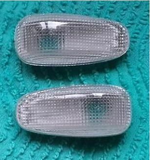Répétiteurs Clignotants Ailes Blancs Pour BMW Z3 1995-2003 - Paire Complète Avec Ampoules Orange - Homologués CE