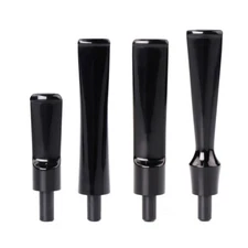 4pcs Straight Pipe Stem Replacement for 3-7.2mm Filter Tobacco Pipe Mouthpiece