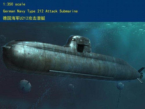 1/350 Hobby Boss German Navy U212 Attack Submarine 83527 Dunker Plastic Model