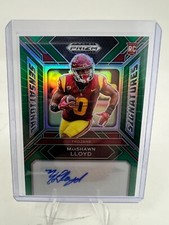 2024 PANINI PRIZM DRAFT PICKS SENSATIONAL SIGNATURES MARSHAWN LLOYD GREEN AUTO