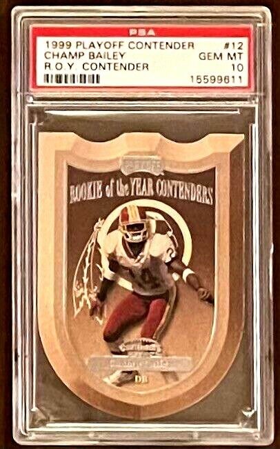 Champ Bailey Playoff Contenders R.O.Y. Contender #12 Base