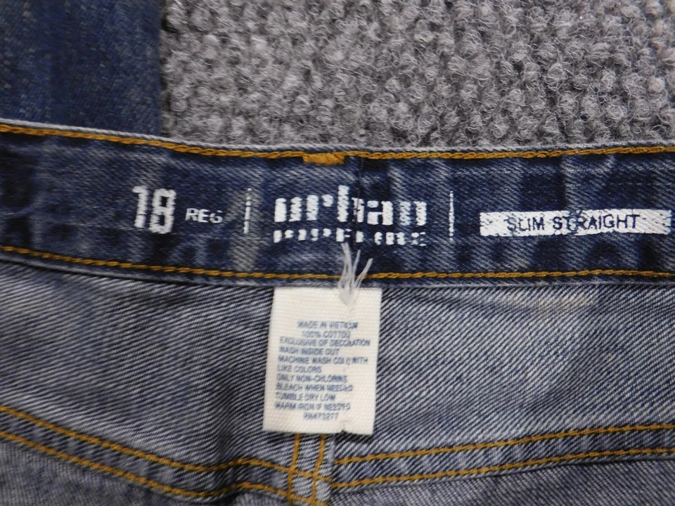 Jeans Urban Pipeline Niñas 18 Azul Slim Recto Denim Foto 3 de 4