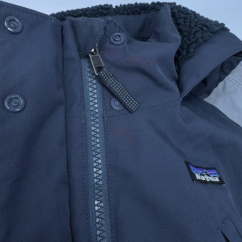 Patagonia Parka Girls Medium Tres 3 in 1 Jacket Gray Coat Down Puffer Hooded M - Picture 17 of 22