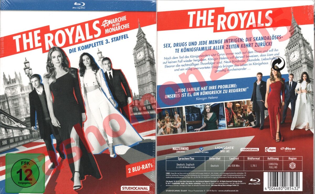 Blu-ray THE ROYALS TV SERIES THIRD SEASON Elizabeth Liz Hurley