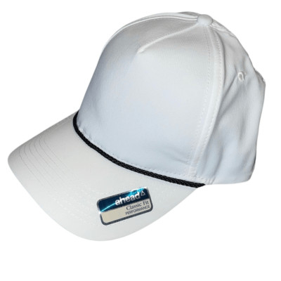 Ahead Performance Special Addition Classic Fit Adjustable Cap Hat OS White NWT
