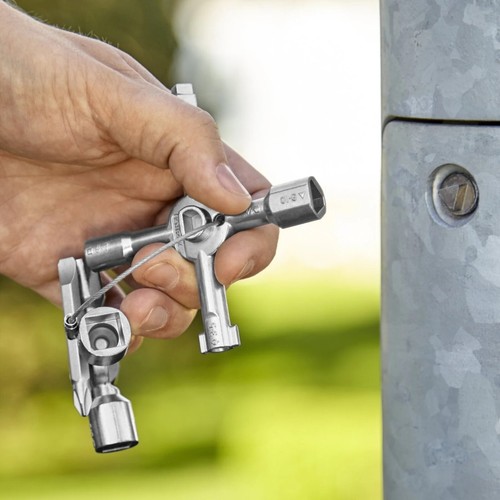 Sistemas de armario utilitario de gas con cierre de gas universal Knipex 00 11 01 - Imagen 3 de 11