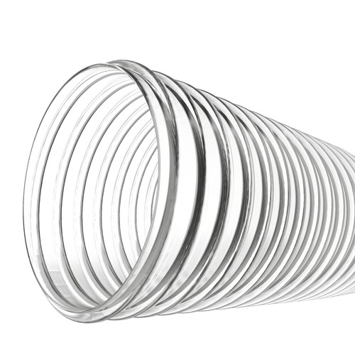 1.5 inch (38mm) CLEAR CORRUGATED FLEXIBLE HOSE FISH POND PUMP MARINE PVC PIPE - Picture 7 of 16