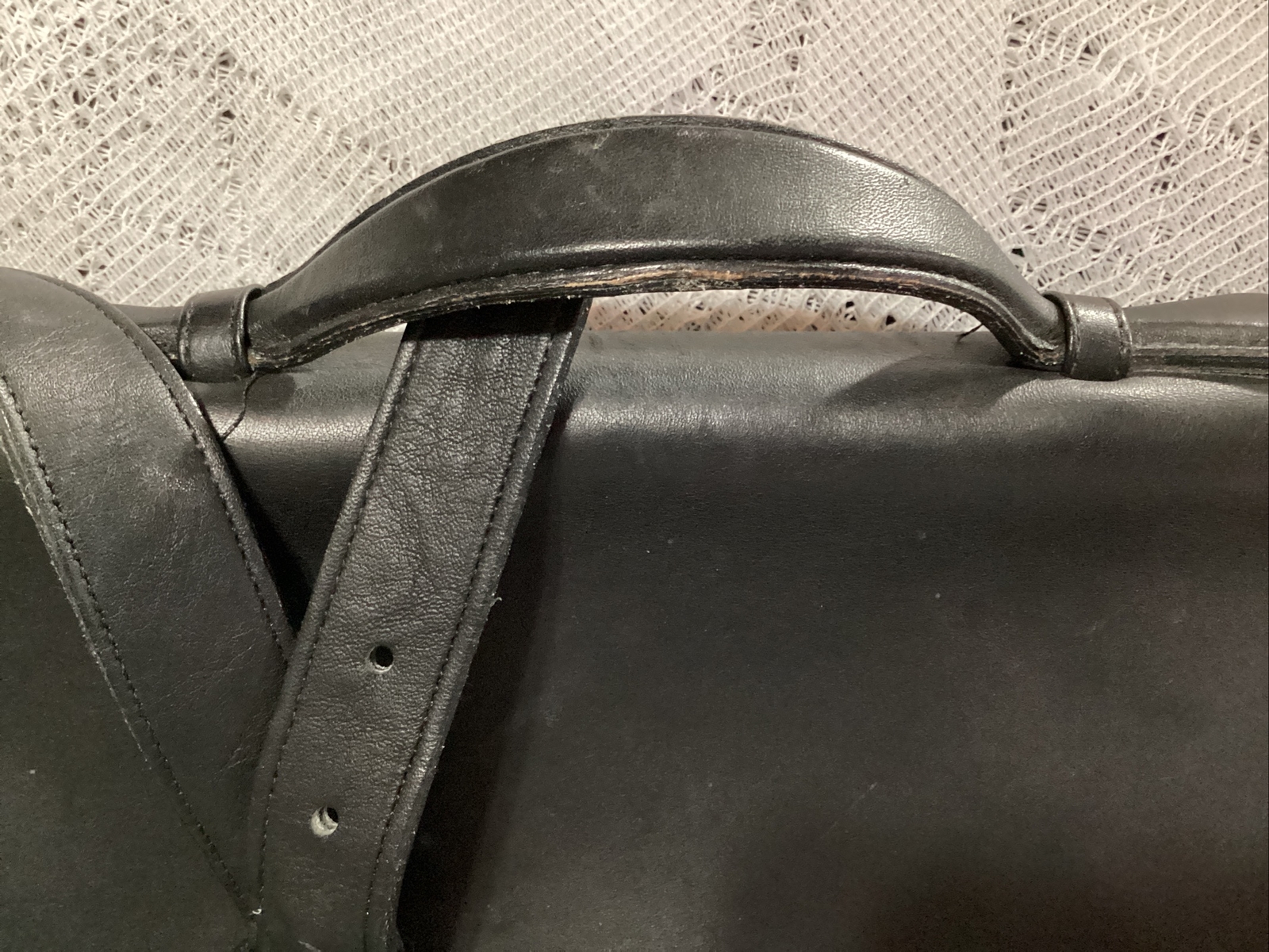 Coach Solid Black Laptop/Messenger Bag W/strap And To… Gem