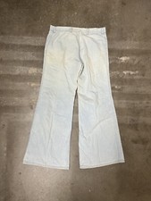 Vintage 70s Bell Bottom Jeans Hippie Wide Leg Light Wash USA Jeans 32 X 30