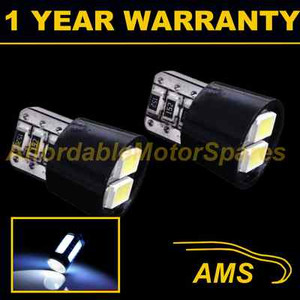 2x Canbus Sans Erreur 8 Smd Led Xénon HID Blanc Pur W5W T10 501 ampoules côté 2x Canbus Sans Erreur 8 Smd Led Xénon HID Blanc Pur W5W T10 501 ampoules côté