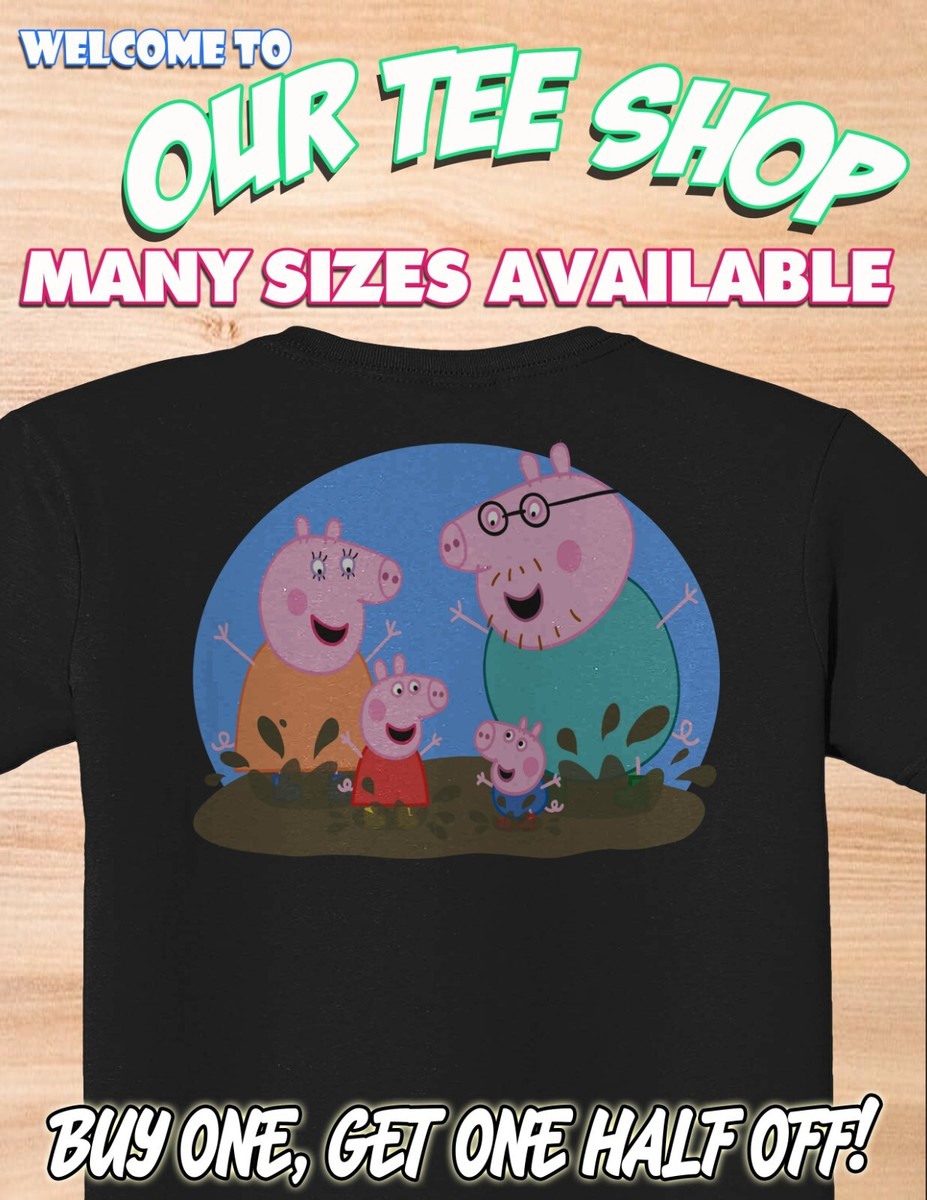 Apparels Gucci Sweatshirt Peppa Pig PEPPA PIG FAMILY Custom Shirt