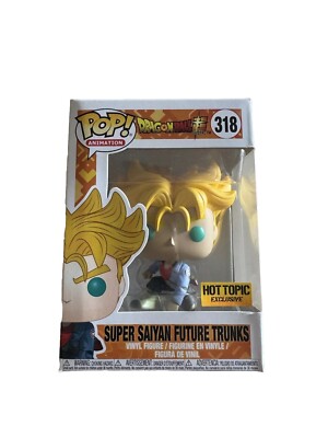 Funko Pop! Dragon Ball Super Super Saiyan Future Trunks Hot Topic Exclusive #318