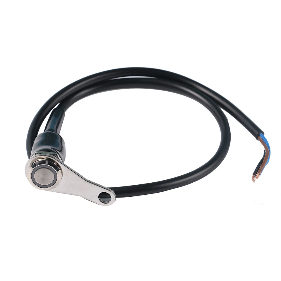 Green LED Motorcycle Handlebar Self Return Button Waterproof For Universal 12V Foto 4 de 4