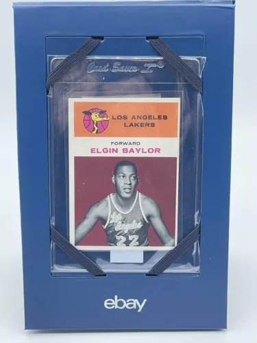 1961-62 Fleer Elgin Baylor Rookie HOF Los Angeles Lakers Star RC #3 Authentic