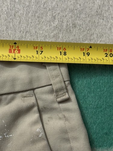 Vintage 70s 80s Painter Paint Splatter Distressed Chino Khaki Pants Size 36x28.5 - Picture 14 of 19