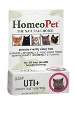 HomeoPet Feline UTI Plus 15 ml Urinary Tract Infection Remedy for Cats 2028