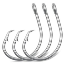 39950SS Stainless Steel Fishing Tuna Circle Hooks Saltwater Hook 4/0-16/0 39950SS Stainless Steel Fishing Tuna Circle Hooks Saltwater Hook 4/0-16/0 - Image 1