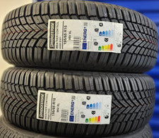 Image of 2X NEW BRIDGESTONE A005 195/65 ZR15 XL 95V ALL SEASON 195 65 15 M&S 1956515 C+A
