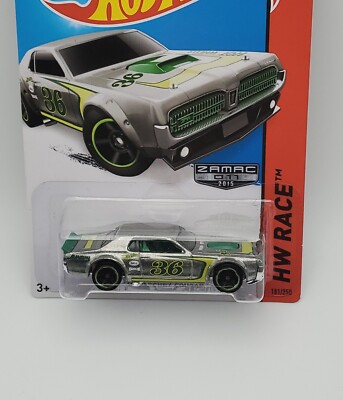 Hot Wheels '68 Mercury Cougar Zamac Edition | 1:64 Scale Die-Cast Car, Race 181/250 - View #4