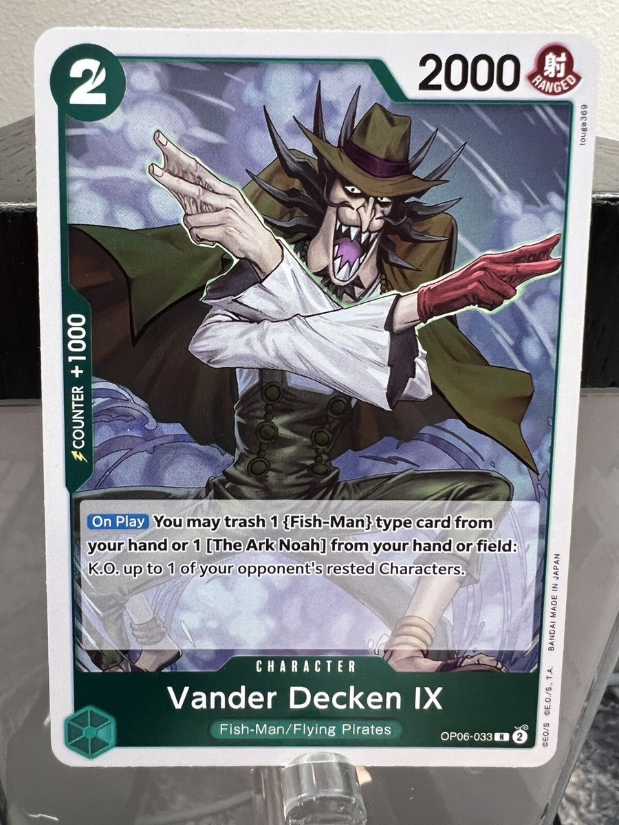 One Piece Card Game: Vander Decken IX (Foil Rare OP06-033) | eBay