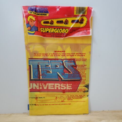 Vintage 1984 He-Man Masters of the Universe Superglobo aufblasbar Neu in Verpackung - Bild 4 von 7