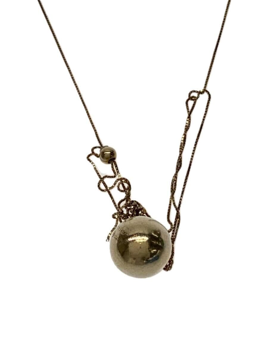 【送料&関税込】Bottega Veneta Necklace Bottega Veneta Oxidized Sterling Silver Cubic Zirconia