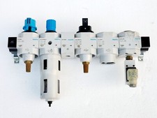 FESTO FILTER REGULATOR SHUT OFF VALVE ON OFF VALVE  BANCHING MODULE SIZE MAXI #1