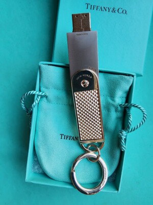 Tiffany & Co Sterling Silver Diamond Point USB Key Ring | eBay Tiffany & Co Sterling Silver Diamond Point USB Key Ring | eBay